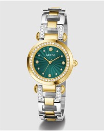 GUESS - GUESS Ladies 2-Tone Gold Tone Analogue Watch