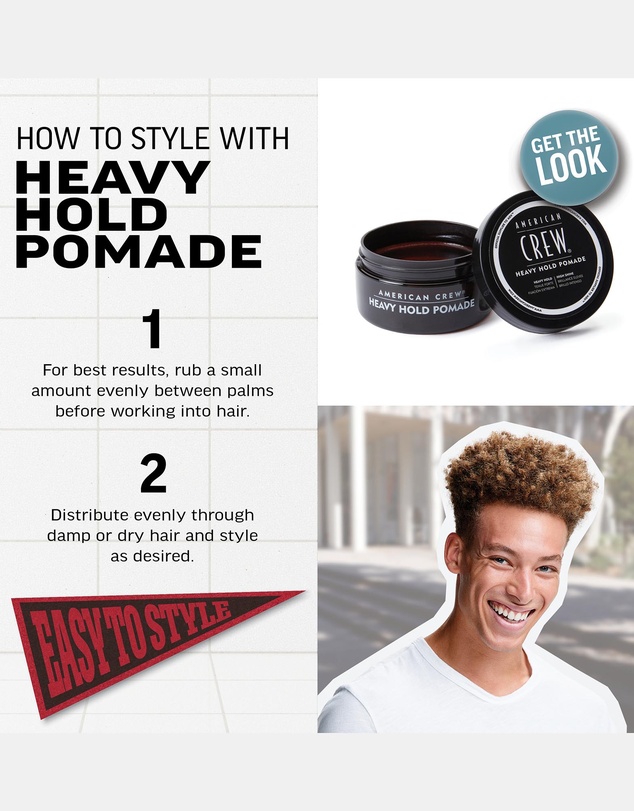 American Crew - Crew Heavy Hold Pomade 85g