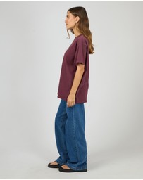 All About Eve - Aae Timeless Tee Wine