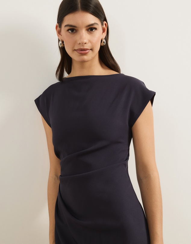 Atmos&Here - Talia Rouched Midi Dress