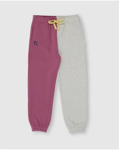 Olive & The Captain - Mauve Cosy Block Track Pants