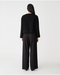 Forcast - Alani Crop Wool Jacket