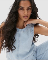 Seed Heritage - Denim Shell Top