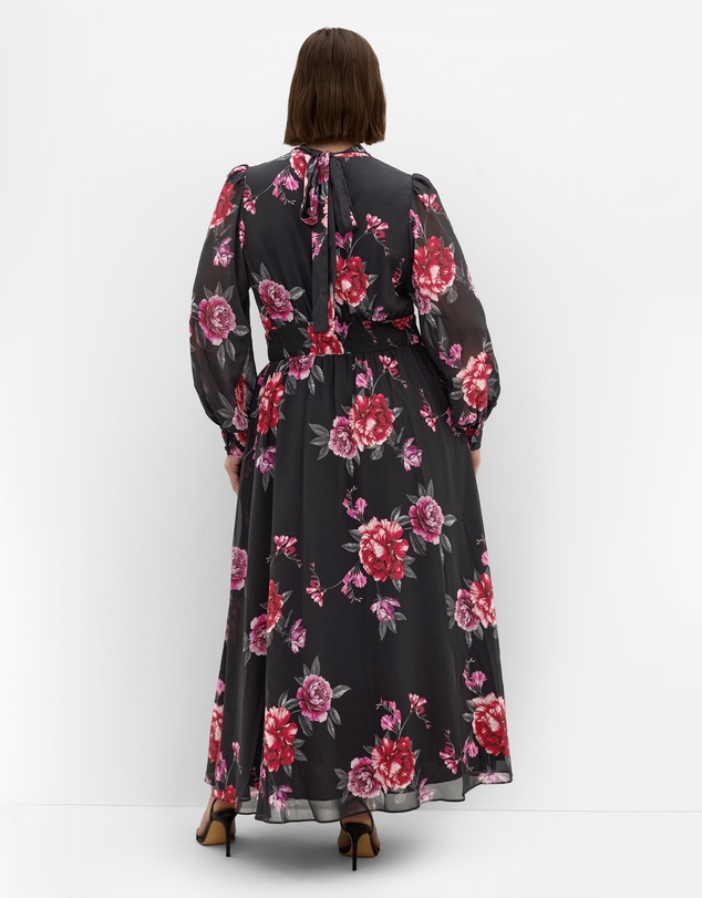 City Chic - Alexandra Print Maxi Dress