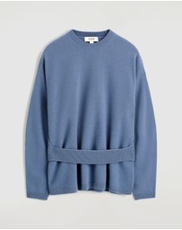 COS - Belt-Detail Merino Wool Jumper