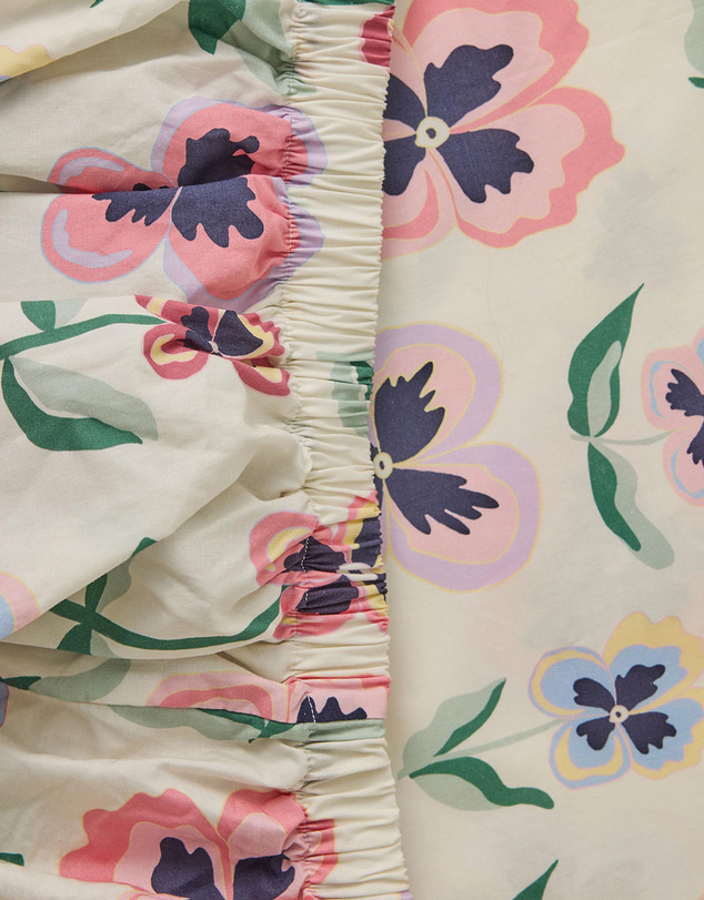 Kip&Co - Organic Cotton Fitted Sheet Cot - Babies