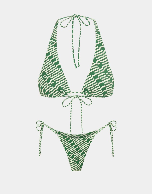 Subtitled - Hali Skinny Strap Bikini Set
