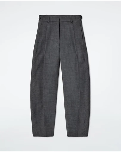 COS - Leeden Wool Barrel Trousers