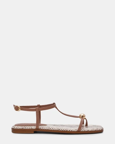 Steve Madden - Ritzy natural snake sandal