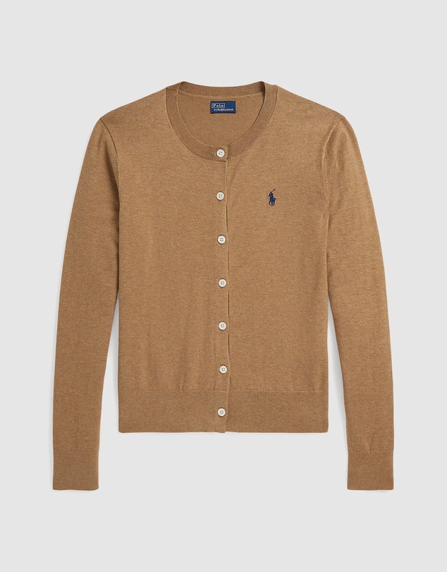 Polo Ralph Lauren - Stretch Cotton-Blend Crewneck Cardigan