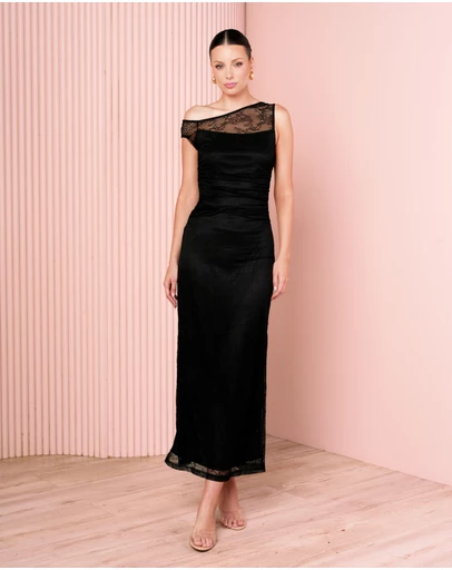 Azzurielle - Blair Off Shoulder Maxi Dress