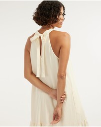Amelius - Frankie Tie Neck Maxi Dress