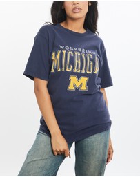 Vintage by The Real Deal - Pre Loved - Vintage 90s NCAA University of Michigan Wolverines Tee