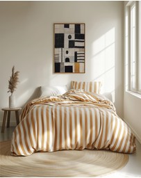 Olive et Oriel - Sewn Fabric by Treechild Art Print