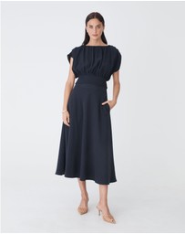 Forcast - Goulbury A-Line Midi Skirt