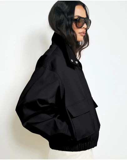 AERE - Ines Funnel Neck Bomber