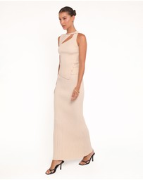 Petal & Pup - Jessie Knit Skirt Set - Beige