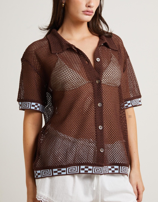 Insight - Dimension Crochet Short Sleeve Shirt