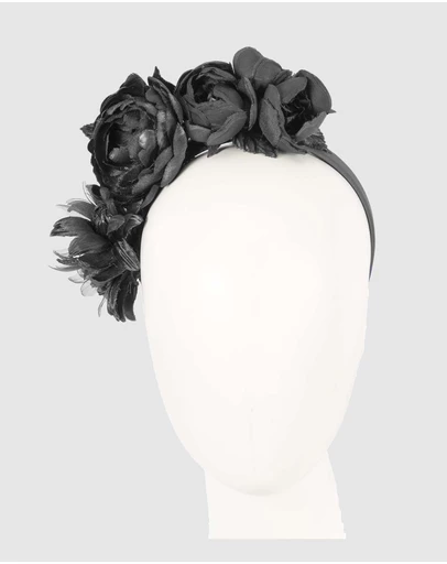 Max Alexander - Large Flower Headband Fascinator