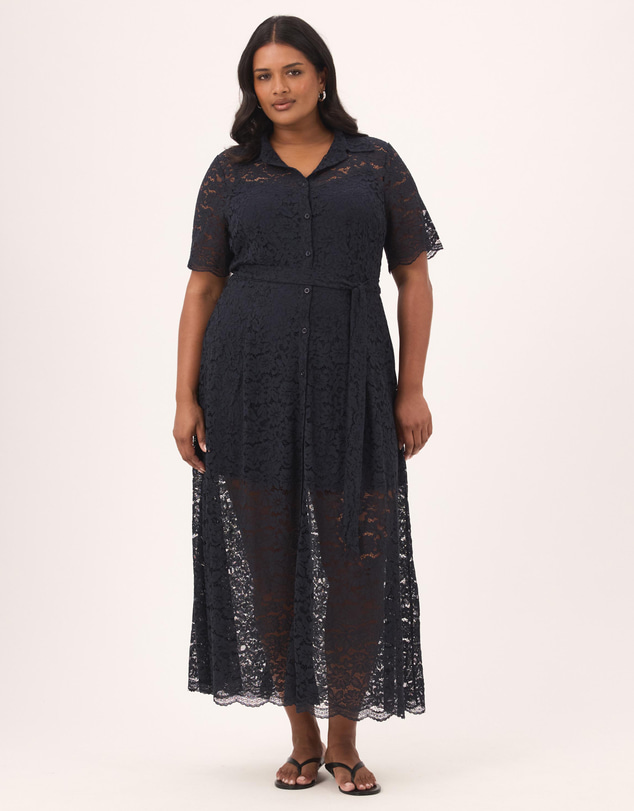 Atmos&Here Curvy - Eden Lace Midi Dress