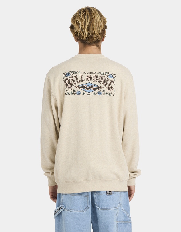 Billabong - Mens Short Sands Crew Neck Fleece Top