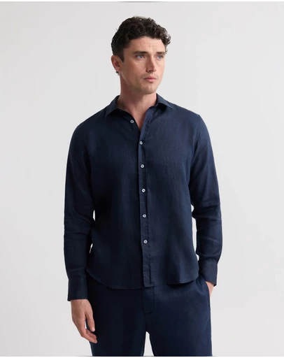 Oxford - Cooper Ls French Linen Shirt