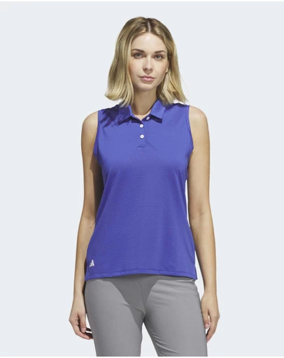 adidas Performance - Solid Ottoman Polo Shirt Womens