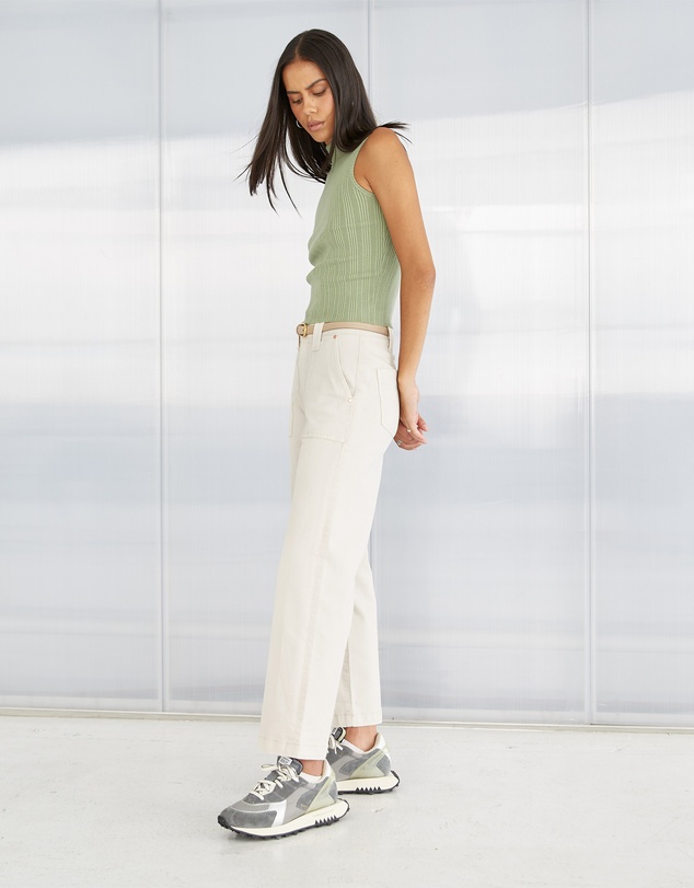 DRICOPER DENIM - Marfa Cream Trousers