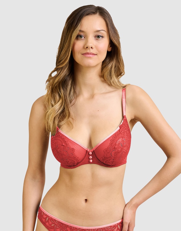 Sans Complexe - Lyse Wired Half Cup Bra with Lace