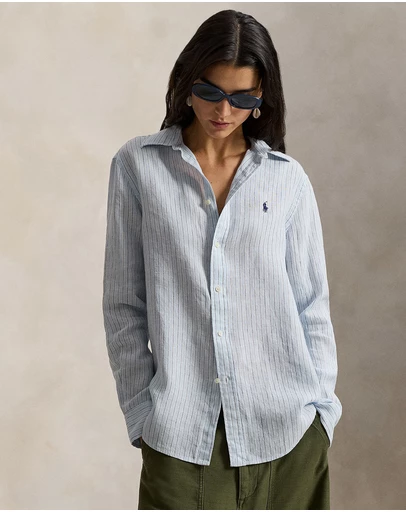 Polo Ralph Lauren - Classic Fit Striped Linen Shirt