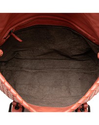 Pre-Loved by Azura Reborn - Pre-Loved Leather Intrecciato Flap Satchel