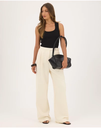 Atmos&Here - Ella Tailored Belted Pants