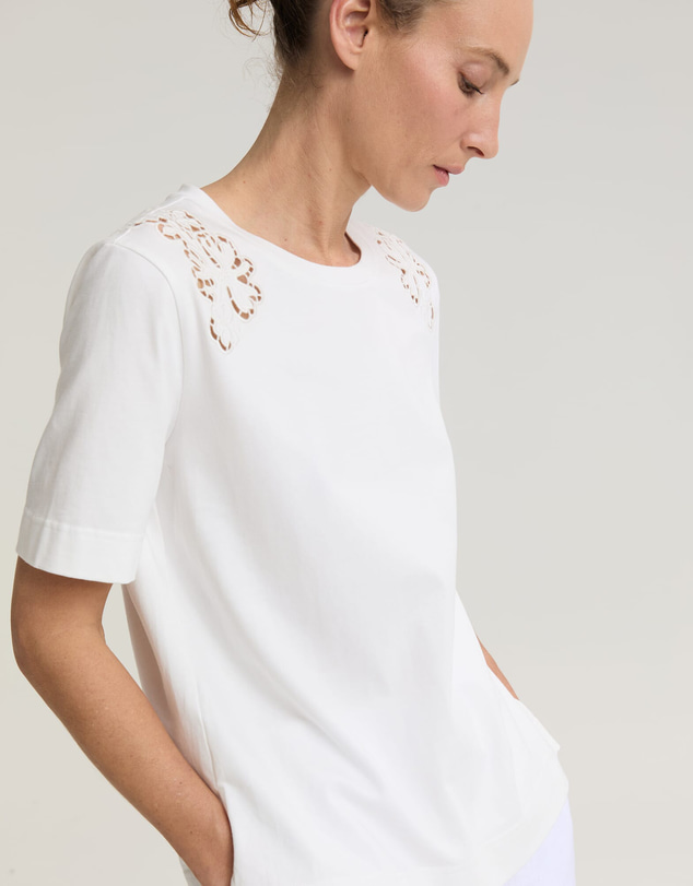 Sportscraft - Paloma Cotton Broderie Tee
