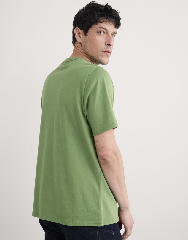 Seasalt - Seasalt Cornwall Green Midwatch Organic Cotton T-Shirt