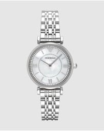 Emporio Armani - Silver Tone Analogue Watch