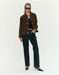 Staple the Label - Indi Faux Suede Barn Jacket