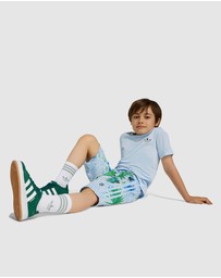 adidas Originals - Allover Print Regular Shorts and Tee Set - Kids-Teens