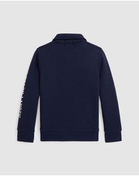Polo Ralph Lauren - Logo Fleece Collared Sweatshirt - ICONIC EXCLUSIVE - Babies-Kids