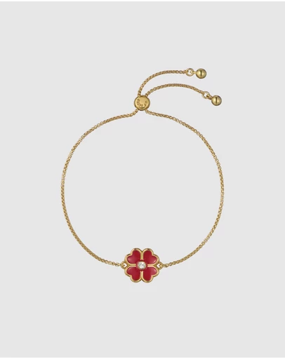 Ted Baker - FELICITY: Enamel Flower Adjustable Bracelet