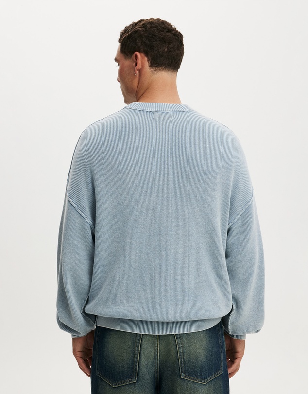 Cotton On - Washed Graphic Crew Knit