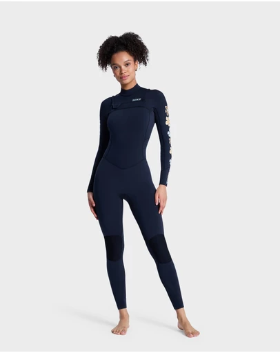 Roxy - Womens 3/2mm Swell Natural Chest Zip Wetsuit
