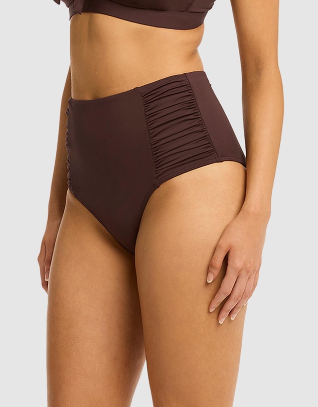 Sea Level Australia - Essentials Edit High Waist Gathered Side Pants