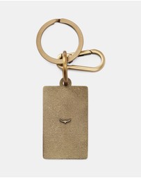 R.M.Williams - Heritage Logo Enamel Keyring