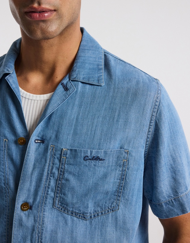 Calibre - Fluid Denim Shirt Blue
