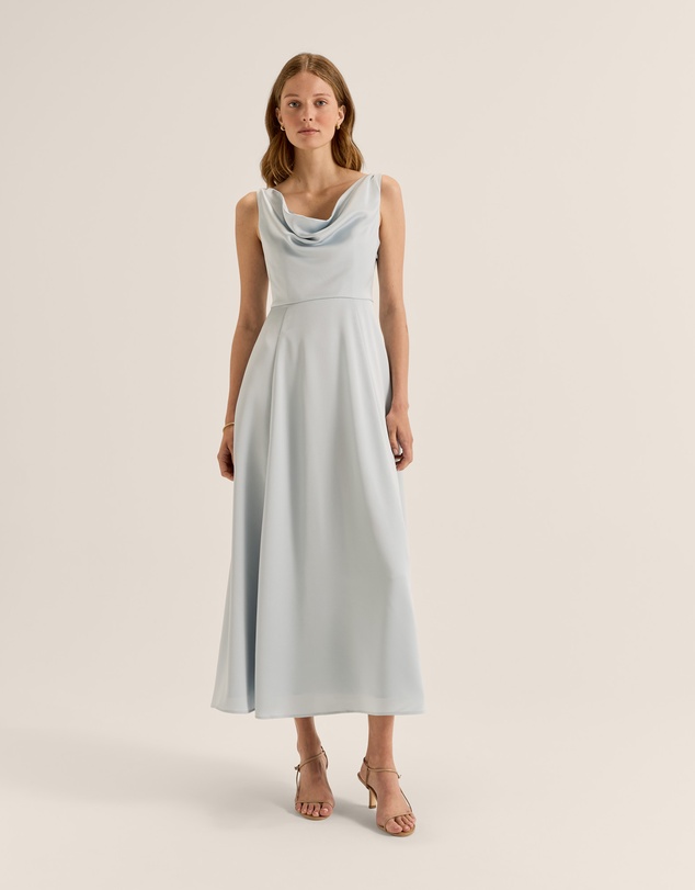 Review - Montague Cowl Neck Dress