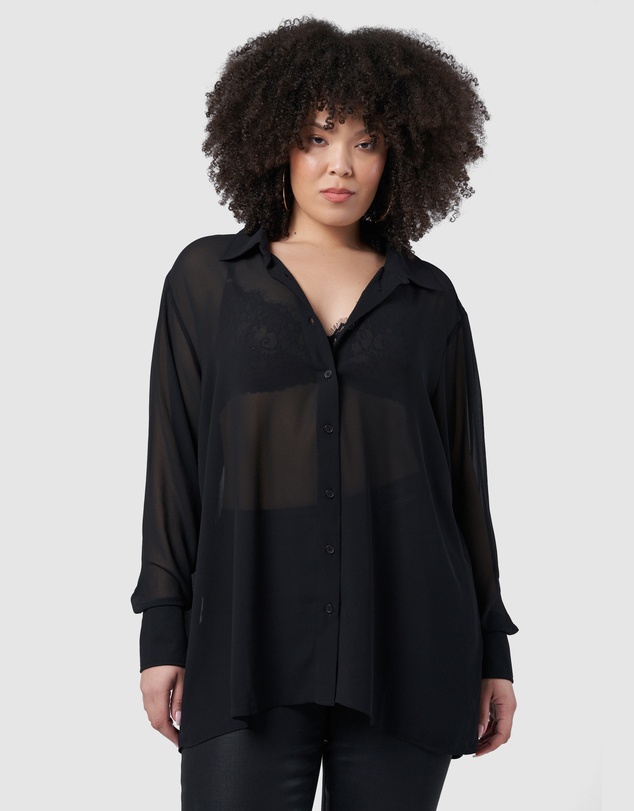 Sunday In The City - Vixen Sheer Shirt