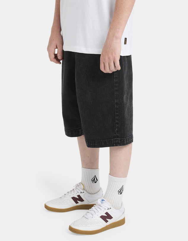 Volcom - Boys 8 to 16 Freazy Loose Denim Shorts