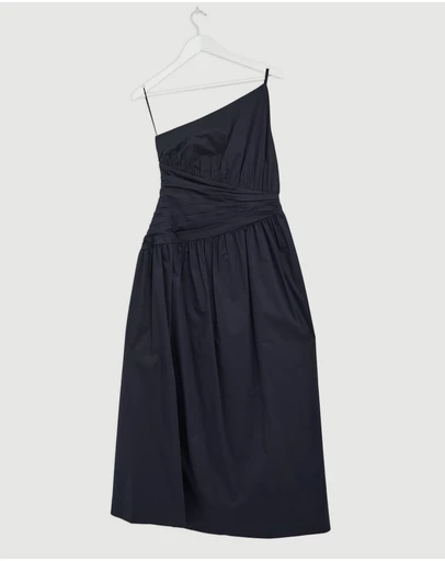 Revibe - Repaired AERE Priya Asymmetric Maxi Dress - AU 10
