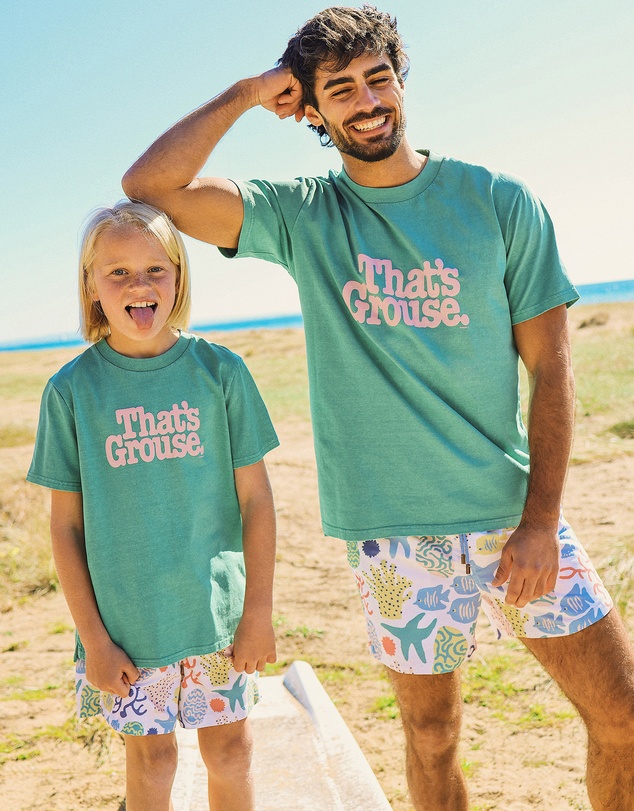 Skwosh - That's Grouse Kids Slang Tee in Green