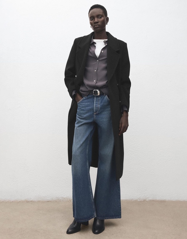M.N.G - Double-Breasted Wool Coat